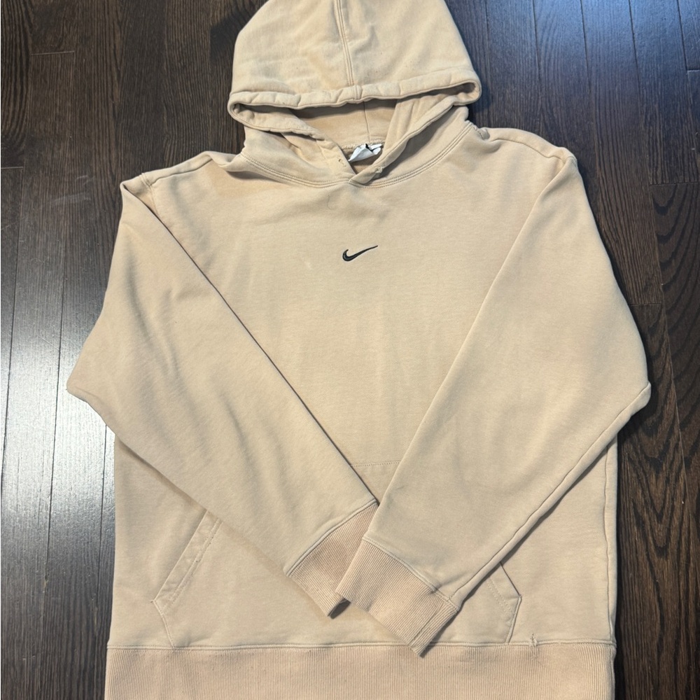 Nike Khaki Small Swoosh Hoodie